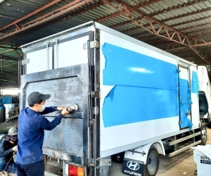 Sửa thùng xe tải 4